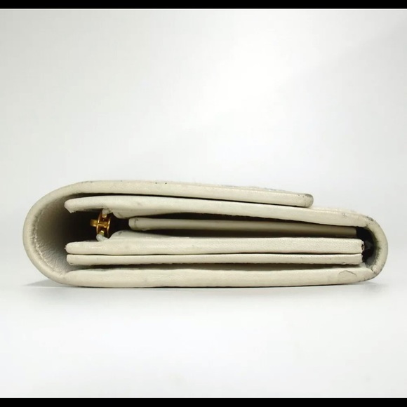 Gucci canvas ribbon Marmont wallet on chain - Picture 6 of 16